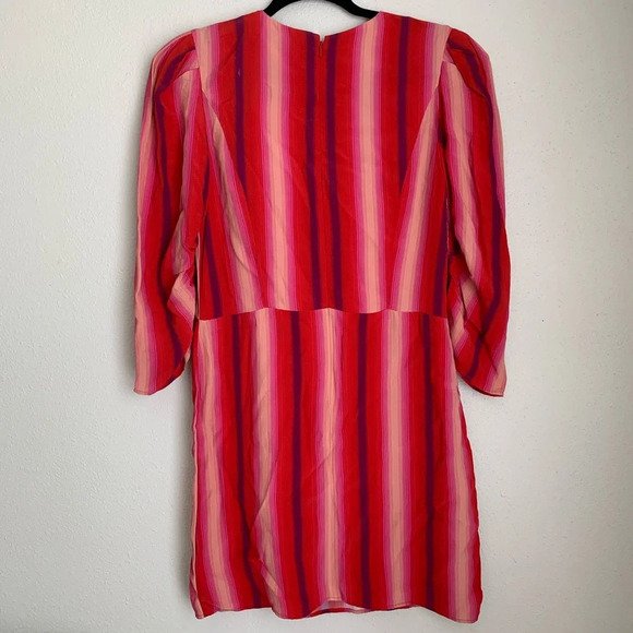 Something Navy red striped dress M New With Tags - Picture 6 of 7